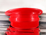 Red Patent Leather Cap